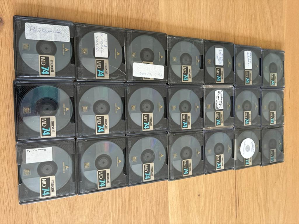 Maxell minidisc 74 minuten 21 stuks, Ophalen of Verzenden