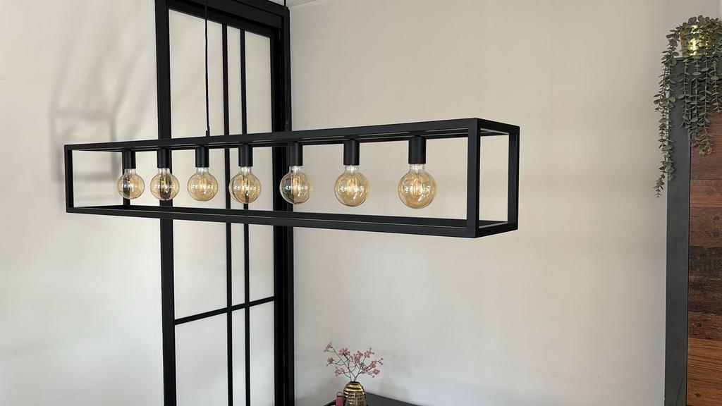 Hanglamp Tiamo zwart(industrielook) pronto, Ophalen, Zo goed als nieuw