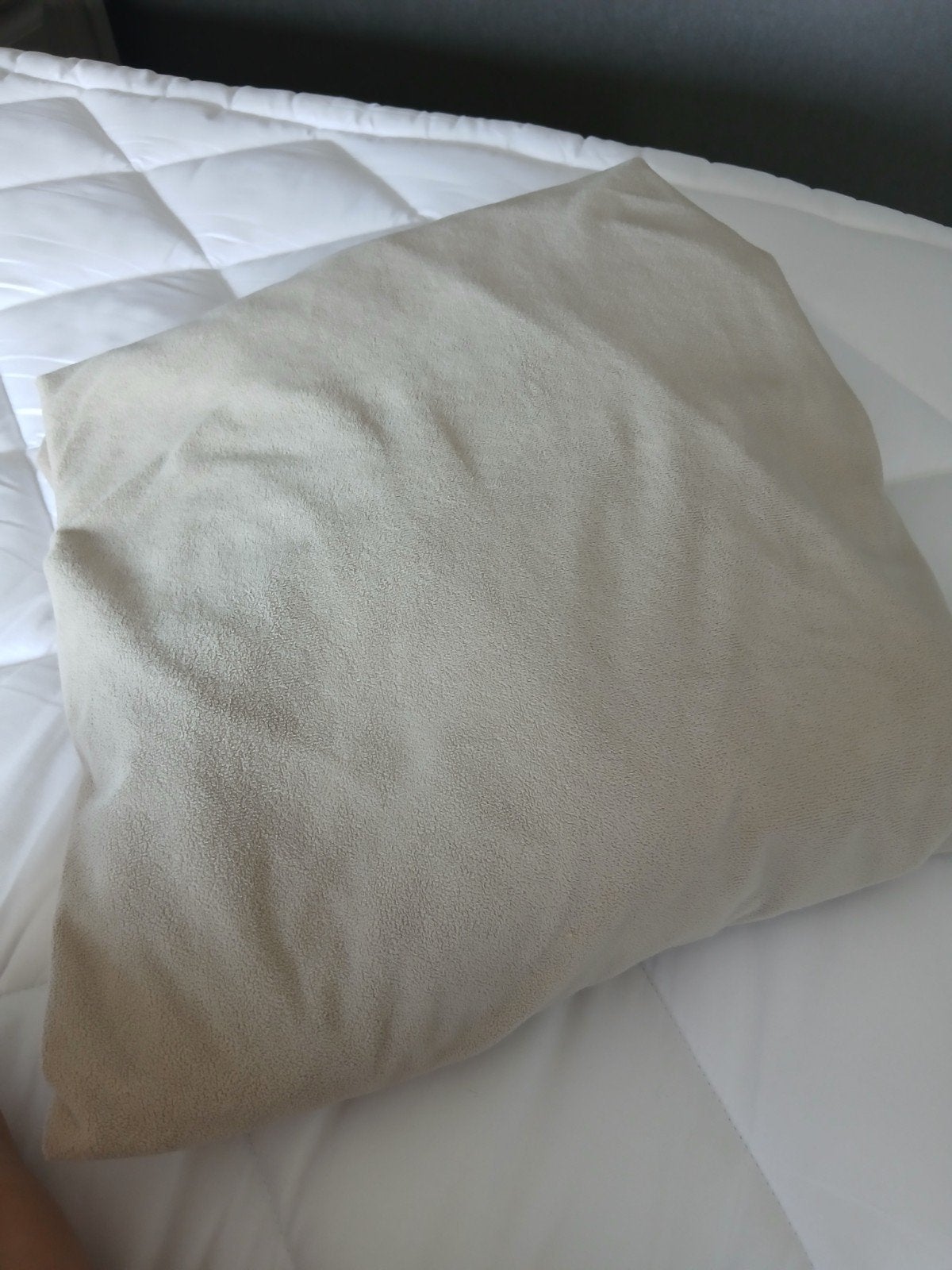 Optidee Optimink onderhoeslaken 160x200 taupe, Huis en Inrichting, Slaapkamer | Beddengoed, Ophalen of Verzenden