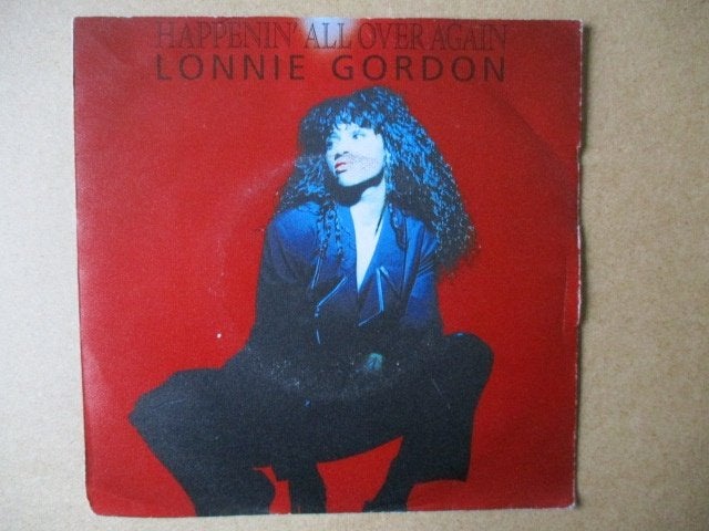 s2371 lonnie gordon - happenin all over again, Cd's en Dvd's, Ophalen, Gebruikt, 7 inch, Overige genres