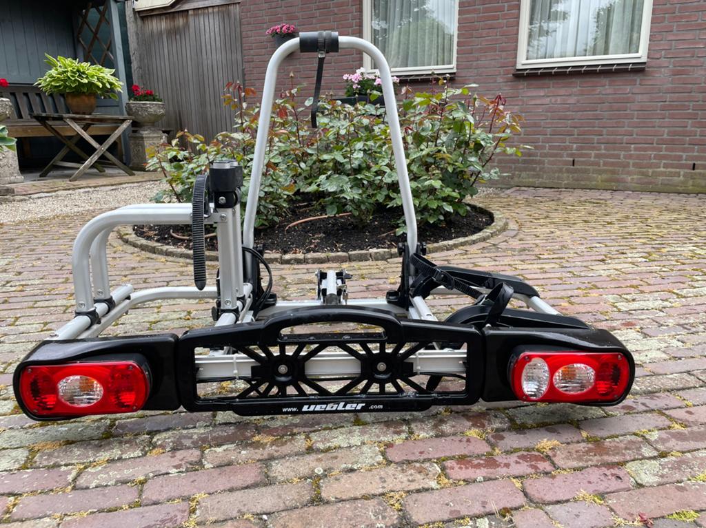 Uebler fietsdrager voor tandem, Auto diversen, Ophalen, Zo goed als nieuw, Trekhaakdrager