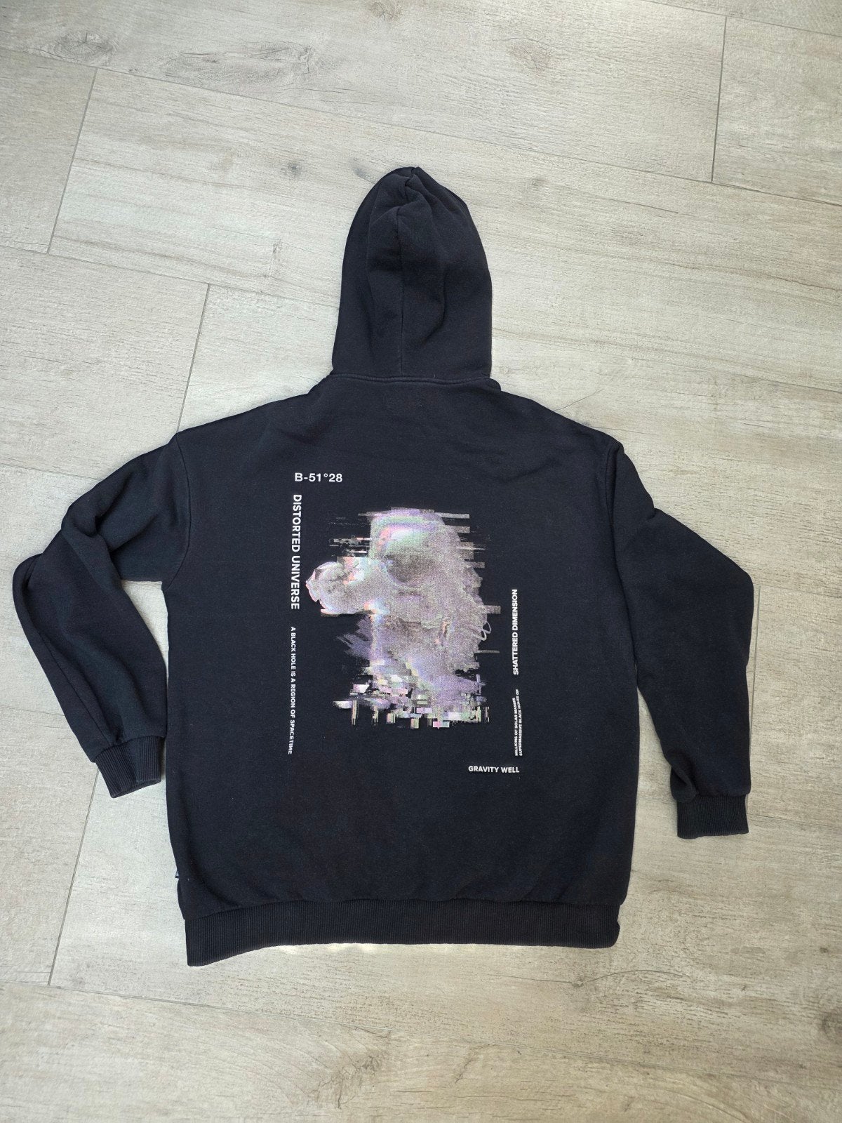 Yourturn Oversized Hoodie met print achterkant - Maat M, Maat 48/50 (M), Zwart, Yourturn, Ophalen of Verzenden