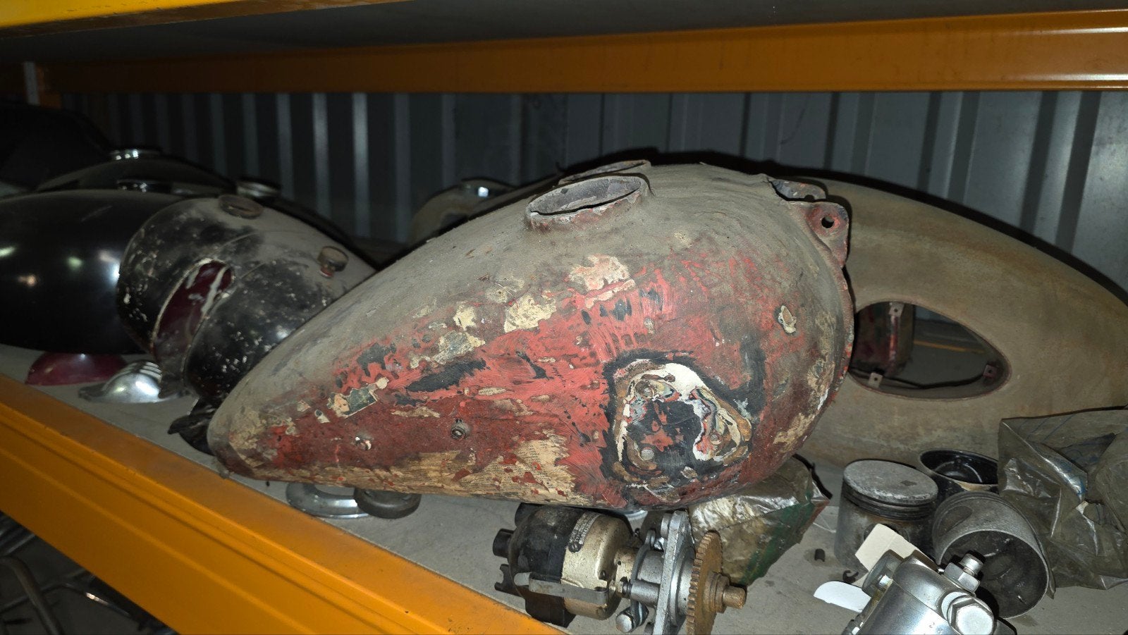 DKW NZ350 Tank 1942 - Origineel Motorfietsonderdeel, Verzenden