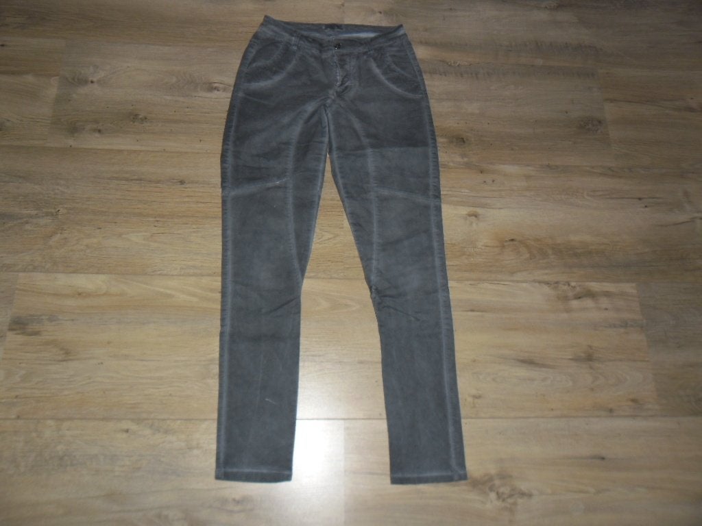 Transfer Blauw/Grijze Broek Met Stiknaden Maat 38, Kleding | Dames, Maat 38/40 (M), Blauw, Ophalen of Verzenden, Zo goed als nieuw