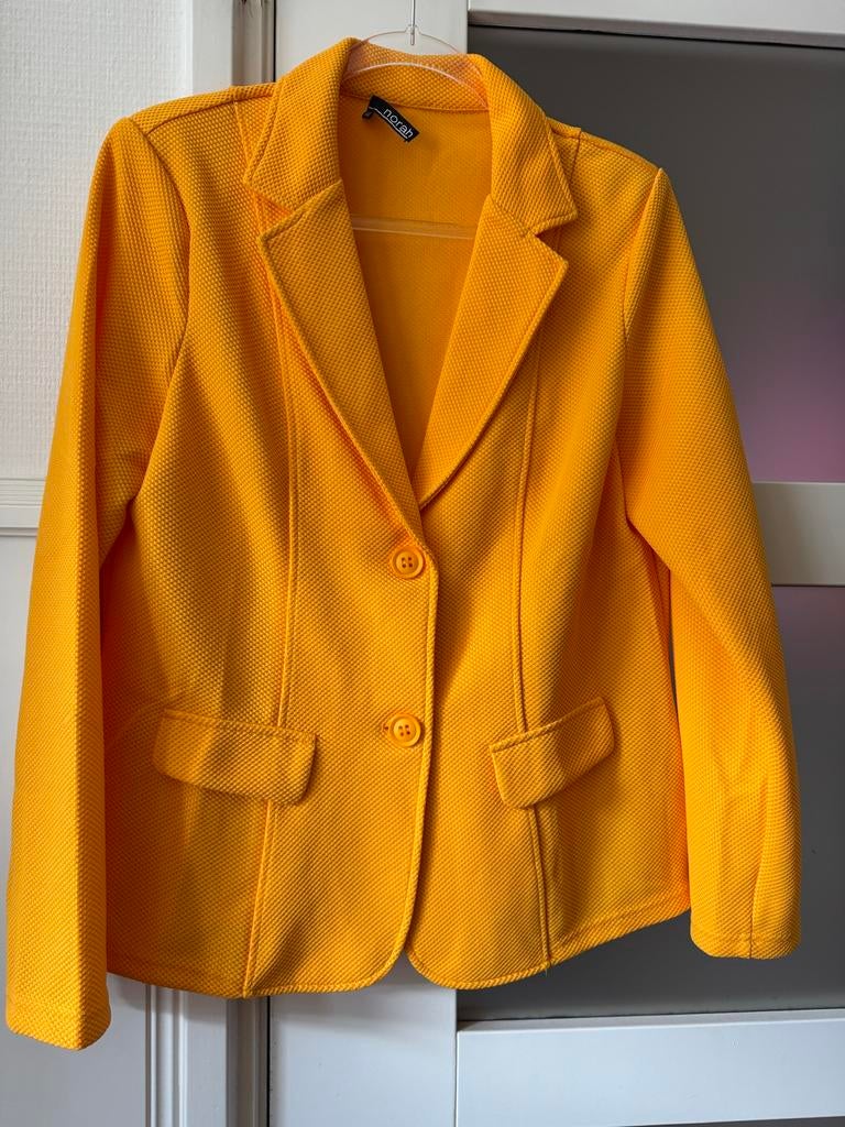 Geel colbert van Norah, Kleding | Dames, Ophalen, Geel, Maat 46/48 (XL) of groter, Zo goed als nieuw