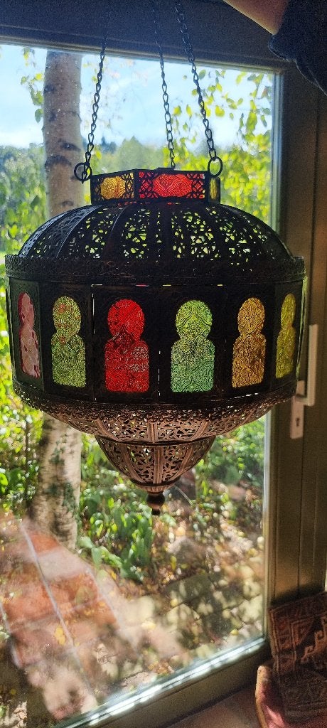 Marokkaanse lamp oosterse, Huis en Inrichting, Lampen | Plafondlampen, Ophalen of Verzenden