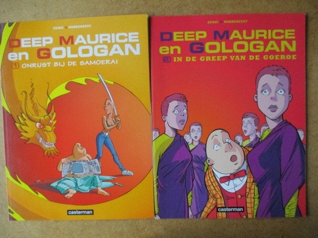 adv7910 deep maurice en gologan, Eén stripboek, Ophalen, Gelezen