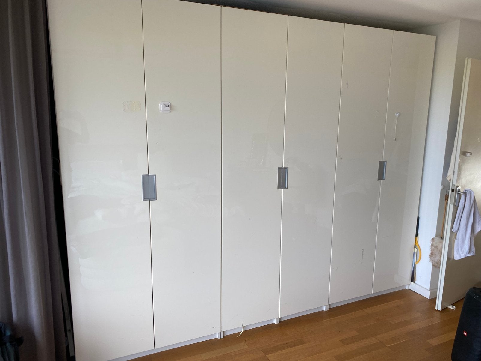 PAX deuren hoogglans wit 229 x50 cm IKEA, Ophalen, Gebruikt, 200 cm of meer, Meerdere deuren