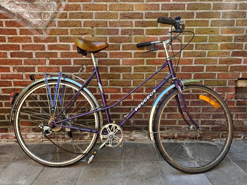 Peugeot vintage damesfietsen jaren 70/80 opknapper, Fietsen en Brommers, Fietsen | Dames | Damesfietsen, Gebruikt, Velgrem, 47 tot 50 cm