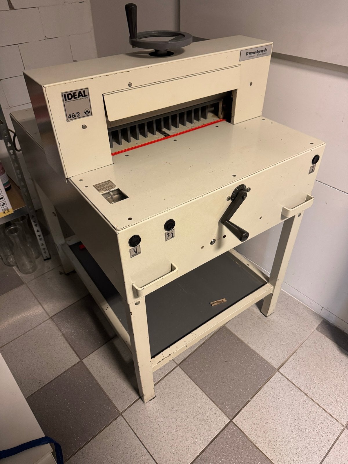 IDEAL 48/2 Papiersnijder - Professionele Snijmachine, Ophalen