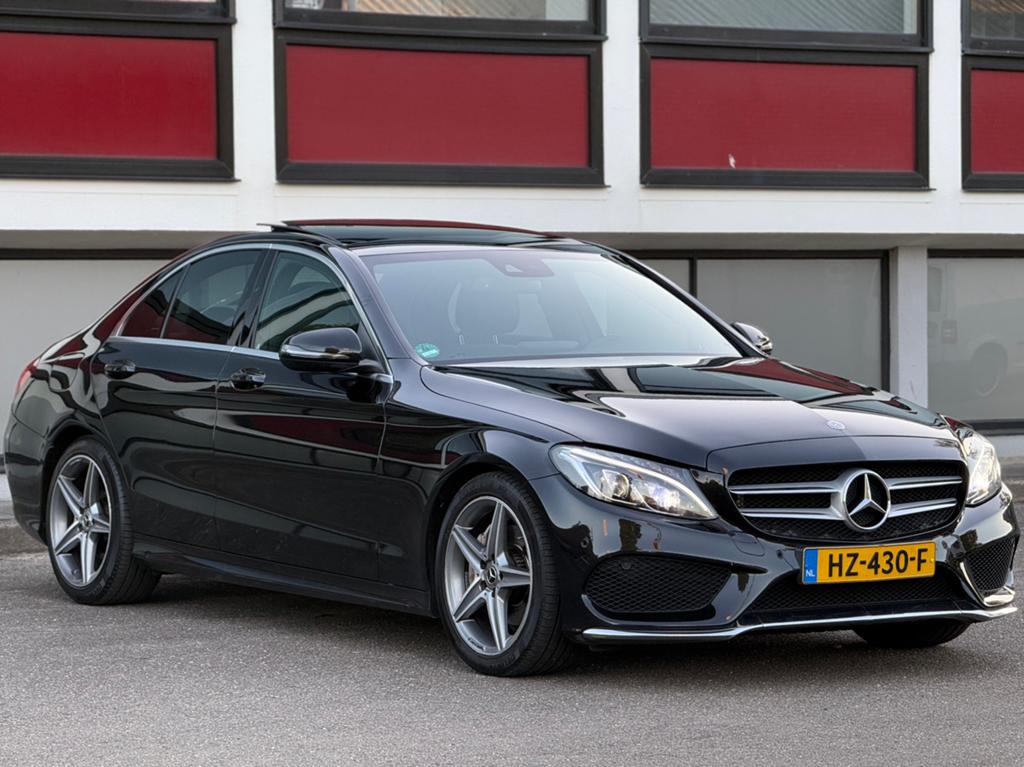 Mercedes-Benz C-Klasse C180 1.6 115KW Aut7 2016 Zwart, Automaat, Euro 5, 1800 kg, Zwart