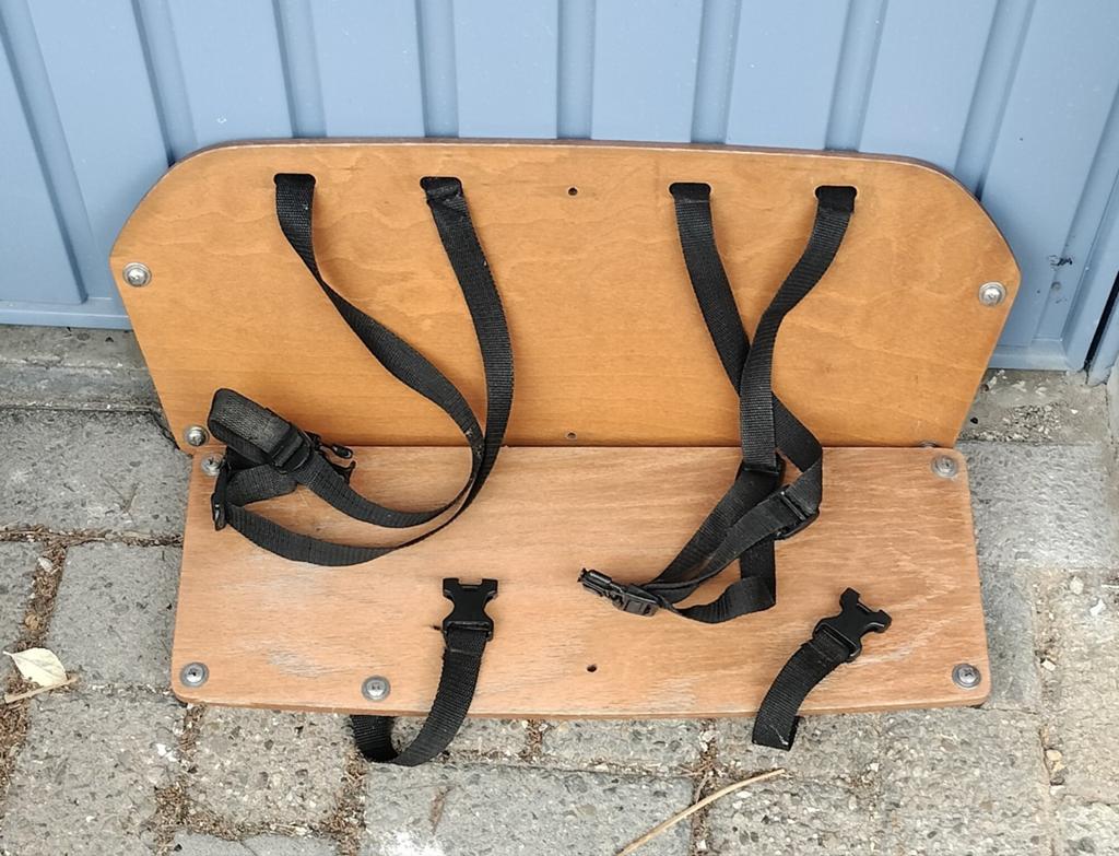 Houten zitje voor city bakfiets of aanhanger, Ophalen, Gebruikt, Onbekend, Overige typen