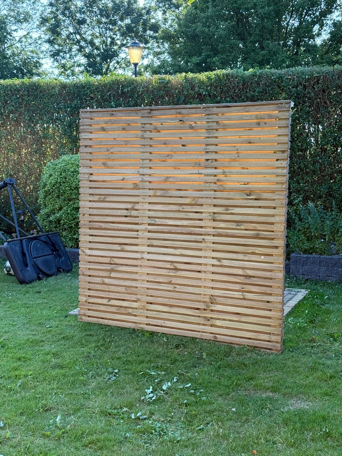 2 Mooie schuttingen van 180x180, Tuin en Terras, Ophalen, 150 tot 200 cm, Zo goed als nieuw, 150 tot 200 cm