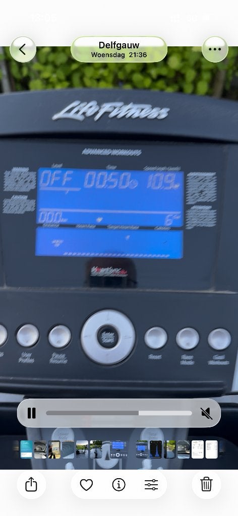 Life fitness X3, Ophalen, Gebruikt, Kunststof, Crosstrainer