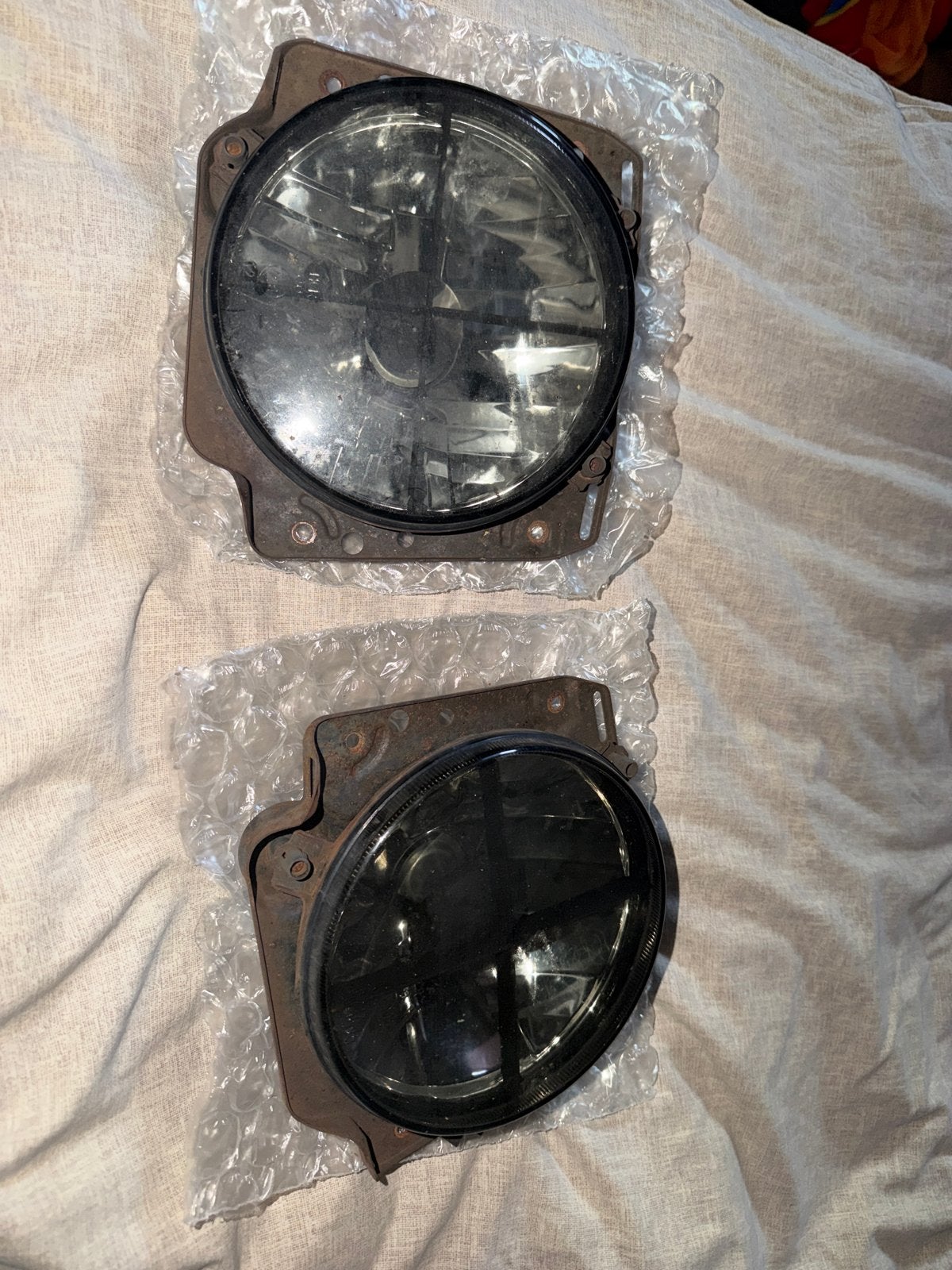 VW Golf 2 Black Smoke Crosshair Koplamp H4, Auto-onderdelen, Ophalen, Gebruikt, Volkswagen