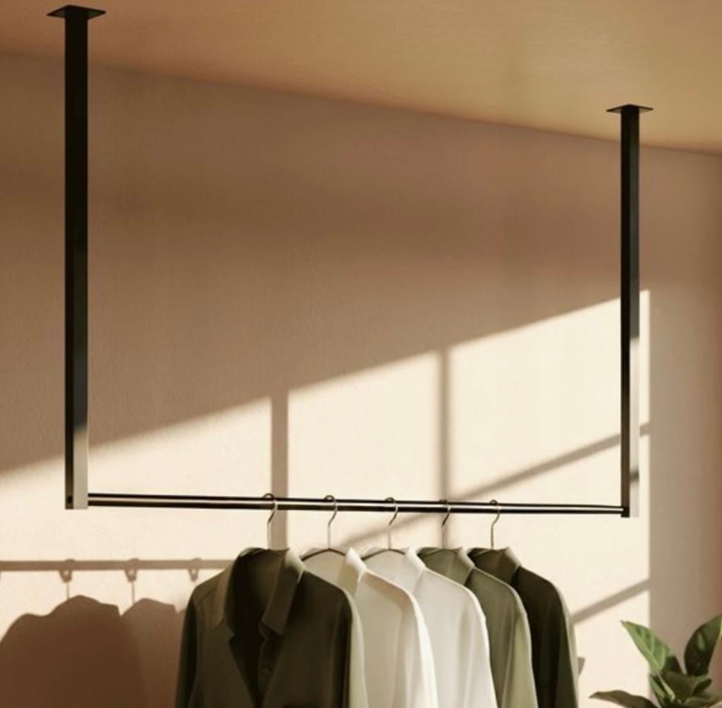 Kapstok plafond U vorm, Huis en Inrichting, Woonaccessoires | Kapstokken, Nieuw, Minder dan 100 cm, Metaal, Ophalen