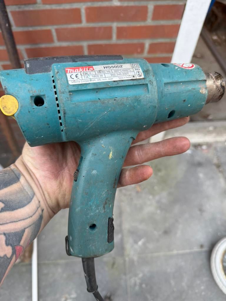 Verfstripper makita, Ophalen, Overige typen