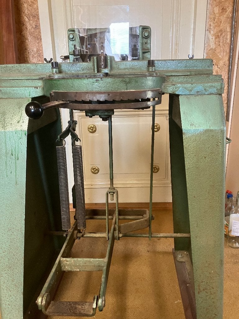 stansmachine, Ophalen, Gebruikt