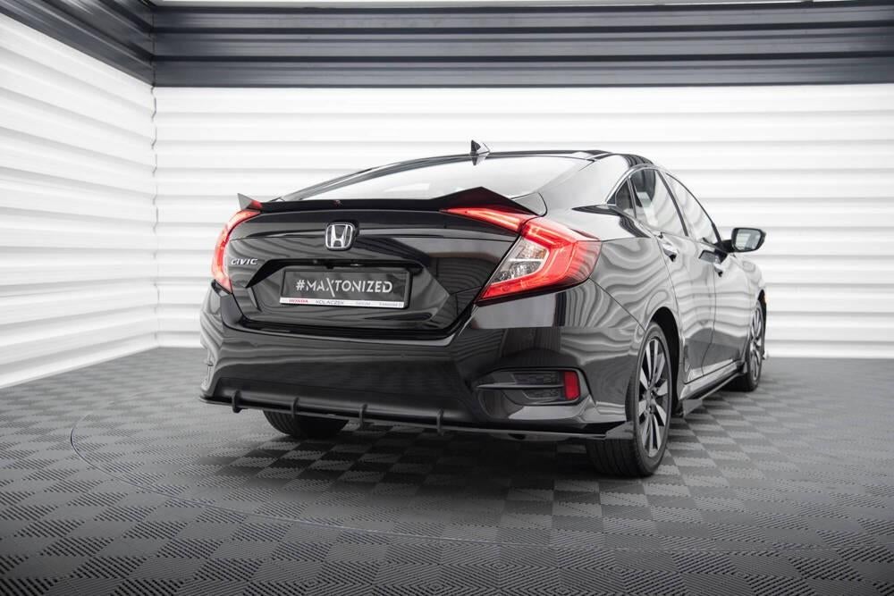 Race Voorlip sideskirt diffuser - Honda Civic 17-22, Ophalen of Verzenden