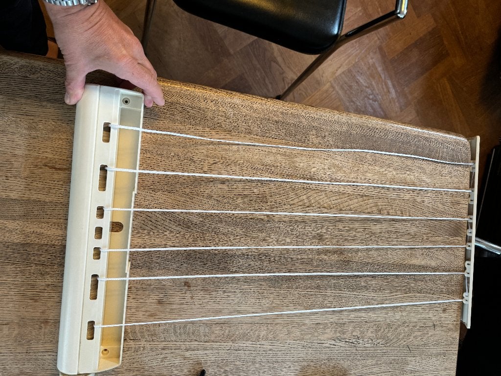 Waslijn Uittrekbaar Inklapbaar flexibel tot 4,50 meter, Ophalen, Zo goed als nieuw, Overige typen