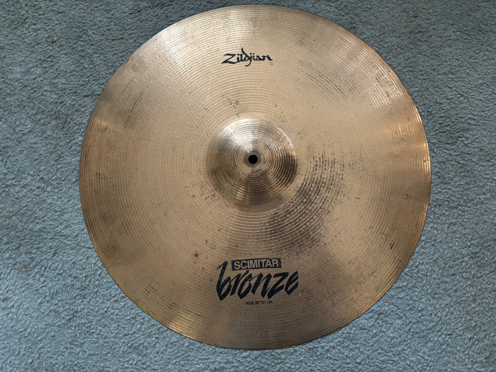 Zildjian 20 inch bekken, Muziek en Instrumenten, Ophalen of Verzenden, Gebruikt, Overige merken