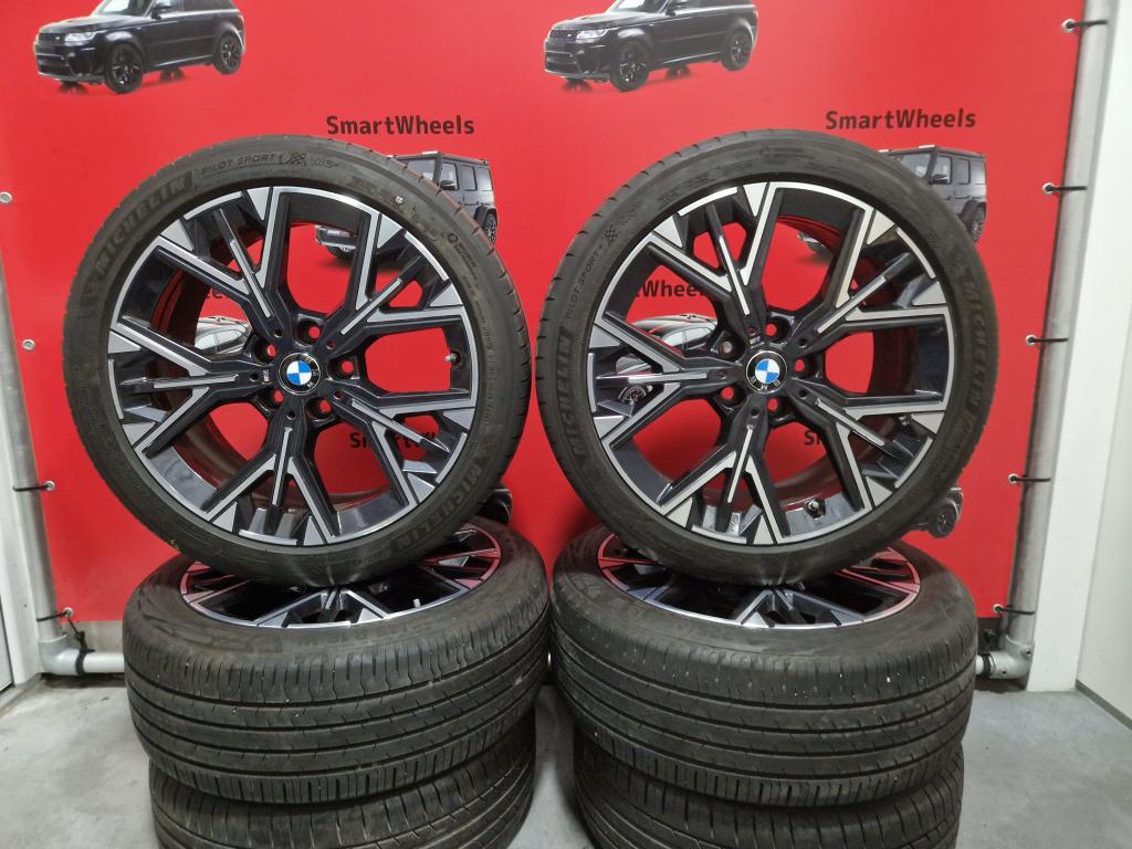 18 inch ORIGINEEL BMW F20 975 M 1 SERIE VELGEN BANDEN, Niet ingevuld, 18 inch, Banden en Velgen, Niet ingevuld