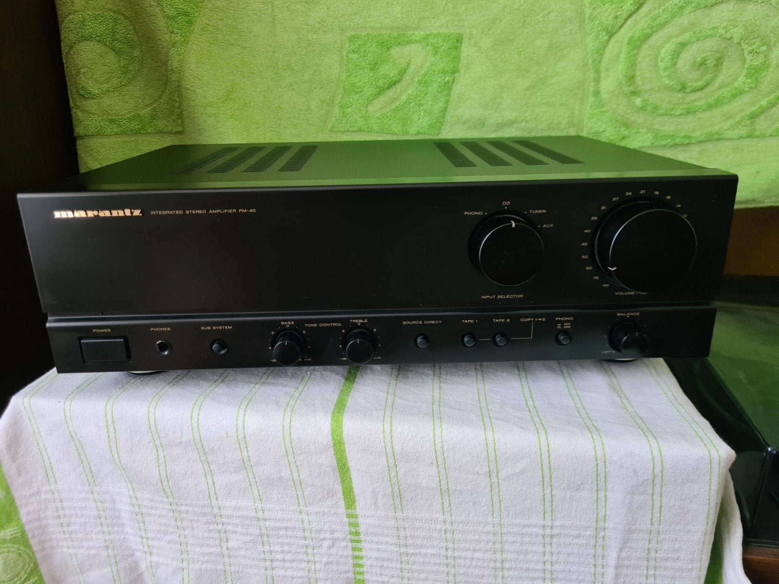 Marantz PM 40, Ophalen