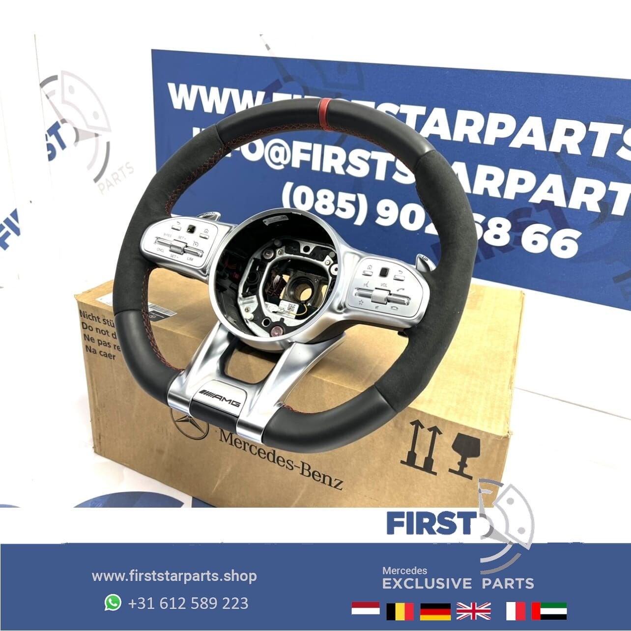 2022 AMG STUURWIEL A35 A45 CLA45 C63 E63 GLC63 GLE63 GT63 G6, Gebruikt, -, Ophalen of Verzenden, -