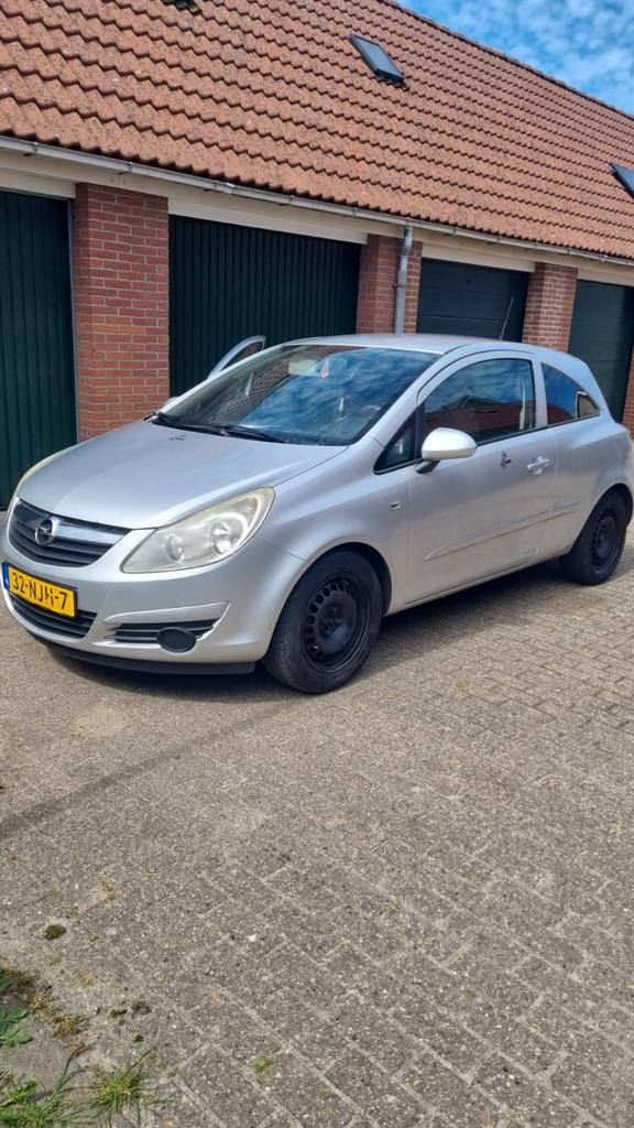 Opel Corsa 1.2 16V 3D 2007 Grijs, Auto diversen, Ophalen, Gebruikt