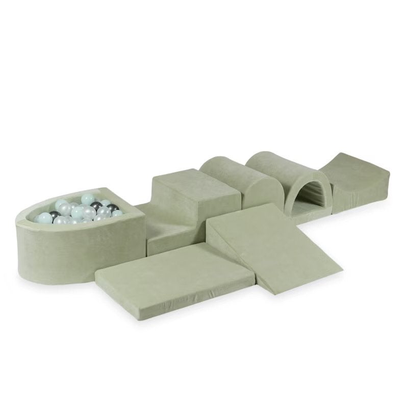 Foam speelset met ballenbak voor baby's en peuters, Kinderen en Baby's, Speelgoed | Babyspeelgoed, Ophalen, Zo goed als nieuw