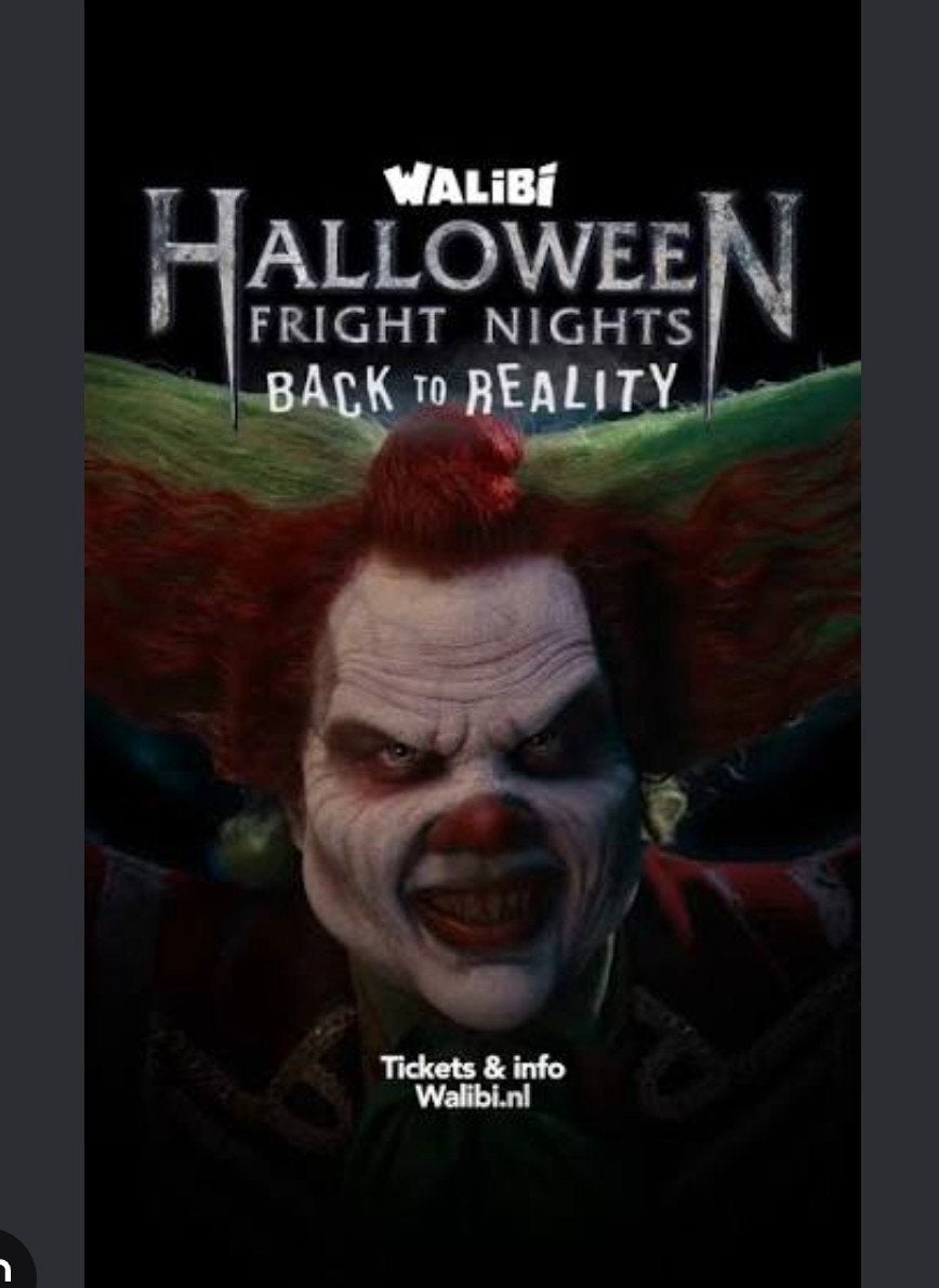 2 kaartjes voor Walibi Fright Nights 24 Oktober, Twee personen, Ticket of Toegangskaart