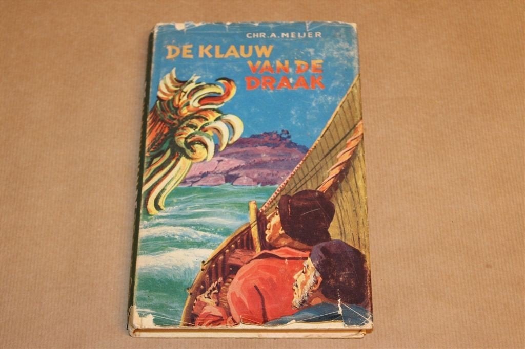 De Klauw van de Draak — Vintage Jongensboek 1957, Ophalen of Verzenden, Gelezen
