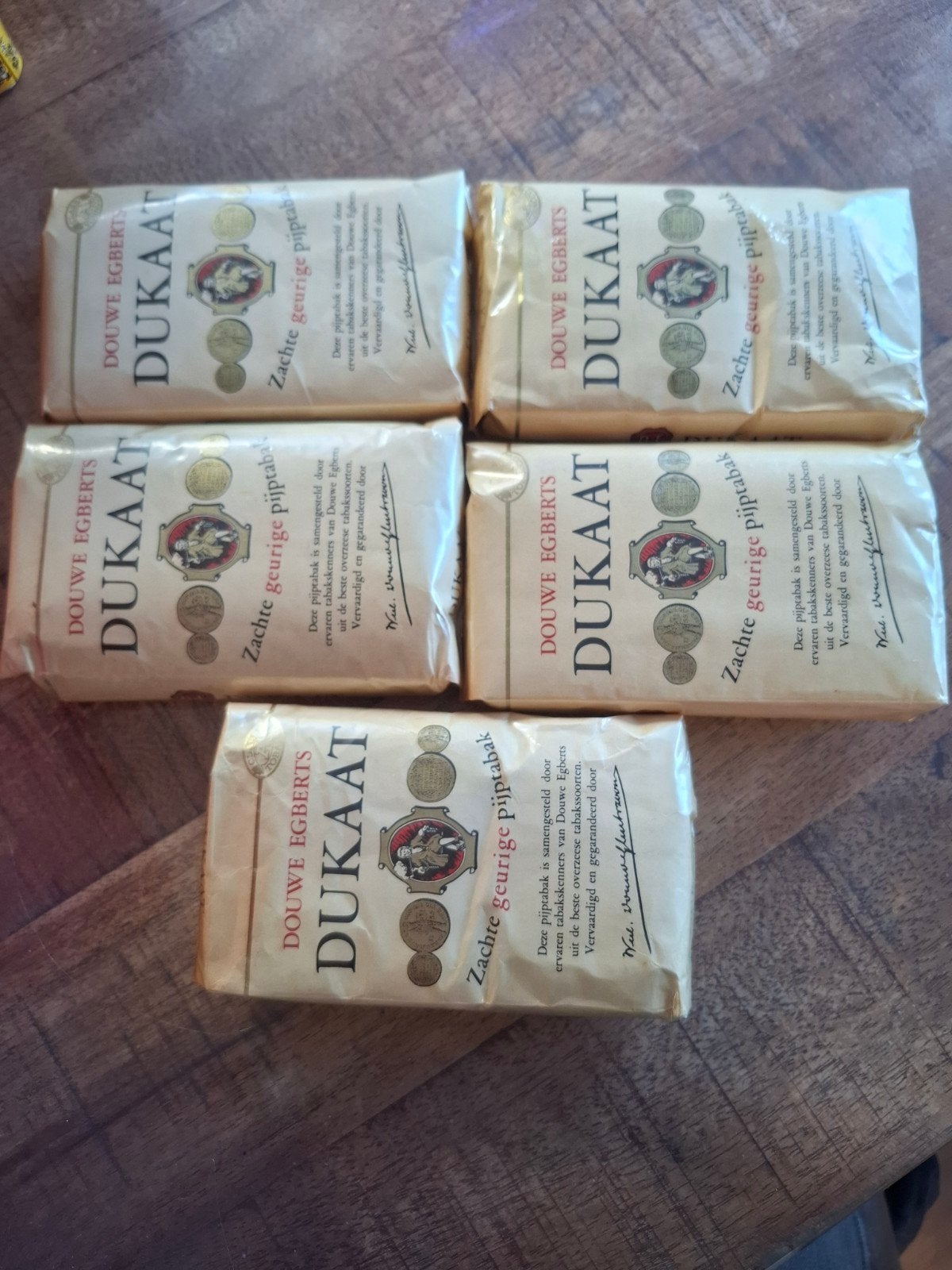 5x Douwe Egberts Dukaat Zachte Geurige Pijptabak, Verzamelen, Ophalen of Verzenden, Nieuw