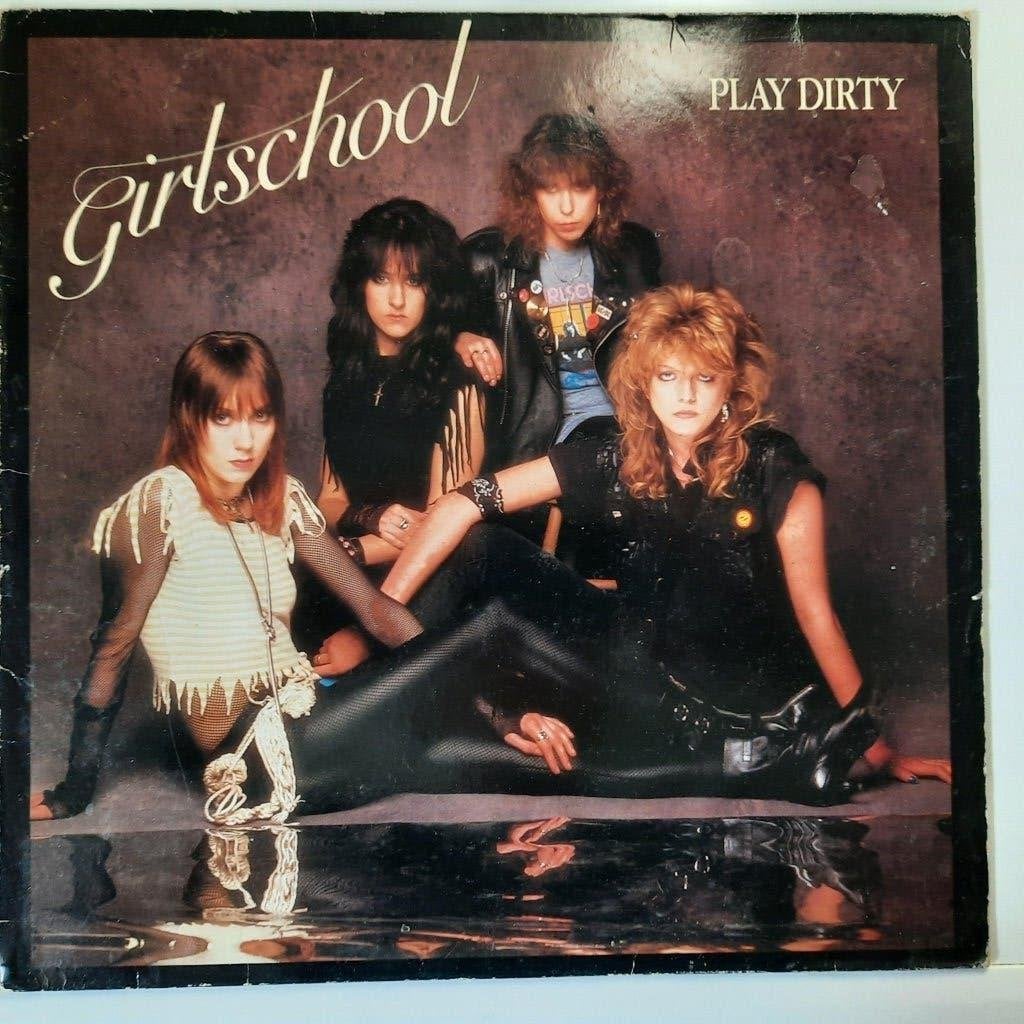 LP "Play Dirty" - Girlschool, Cd's en Dvd's, LP, Gebruikt, 12 inch, Heavy metal