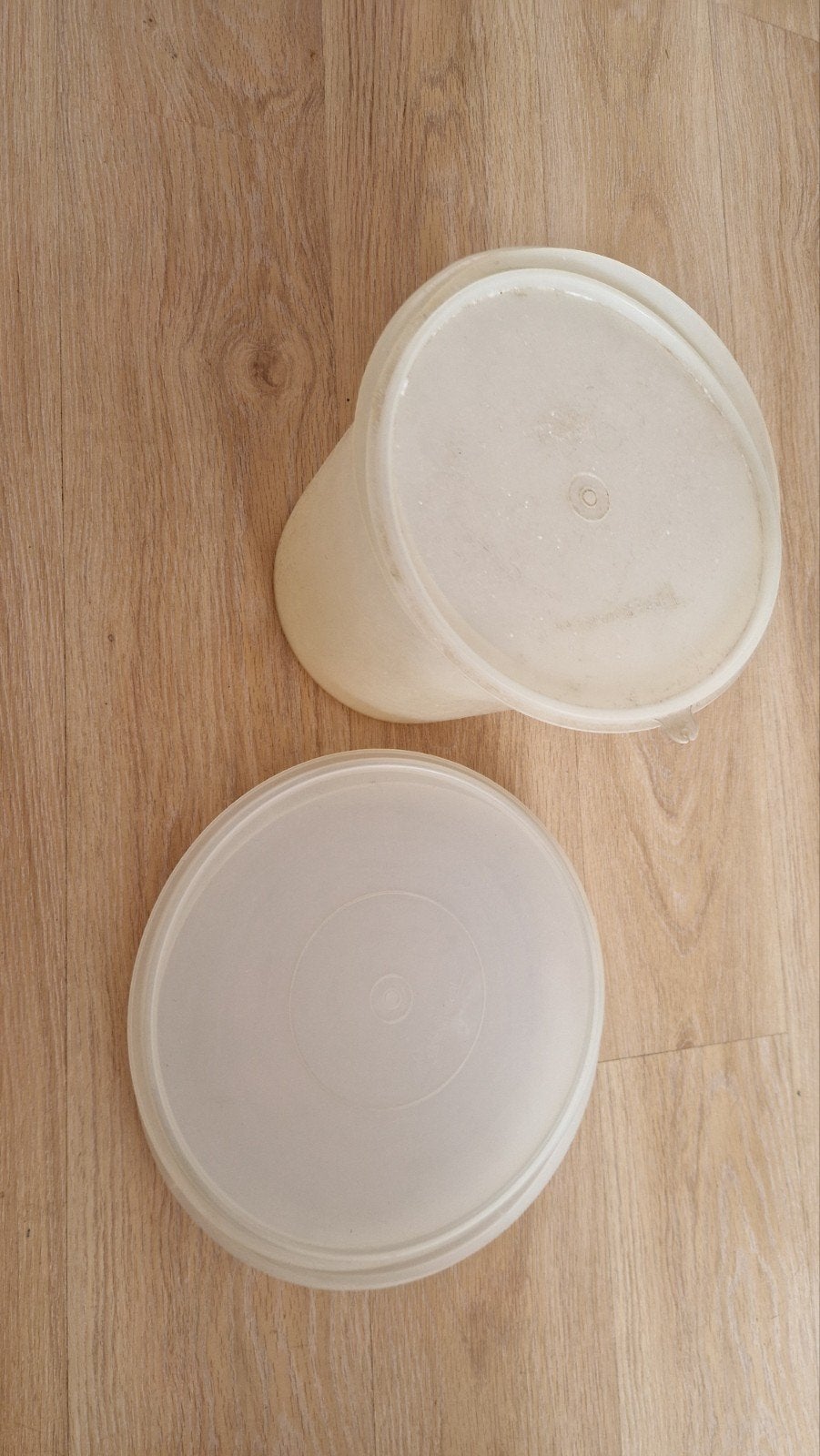 Tupperware wasemmer en vlaaidoos met deksel, Huis en Inrichting, Keuken | Tupperware, Ophalen, Gebruikt