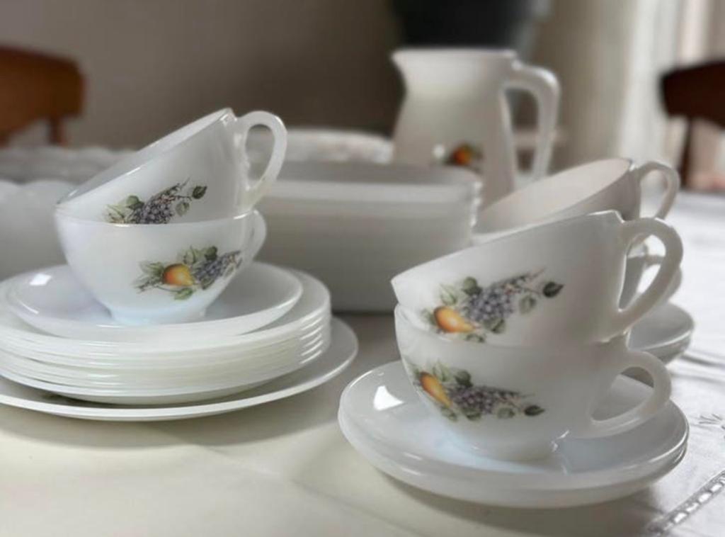33-delig Arcopal Fruit de France servies, Antiek en Kunst, Ophalen of Verzenden