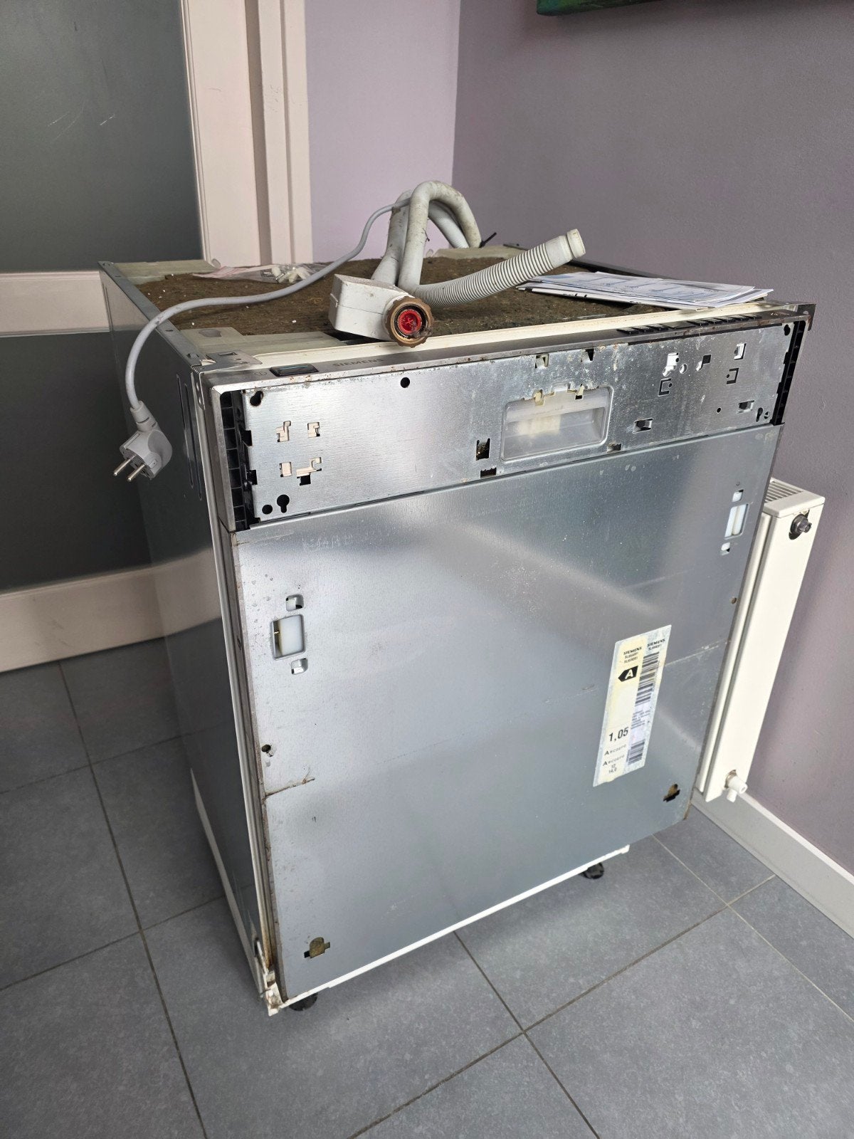 Siemens vaatwasser met probleem, Witgoed en Apparatuur, Vaatwasmachines, Ophalen, Inbouw, Minder dan 85 cm