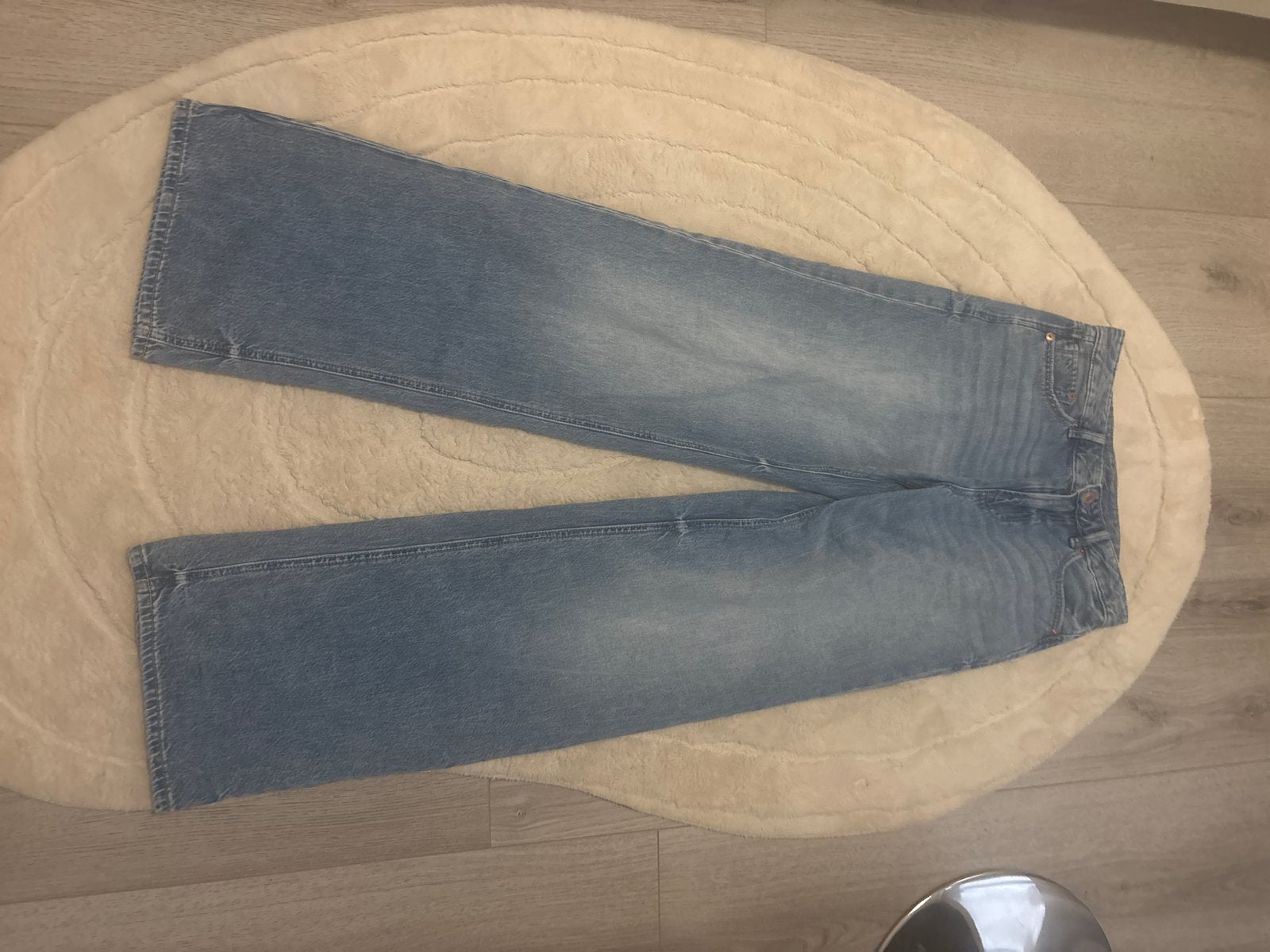 Stradivarius D91 Jeans - Maat 36, Kleding | Dames, Ophalen of Verzenden, Zo goed als nieuw, Blauw, W28 - W29 (confectie 36)