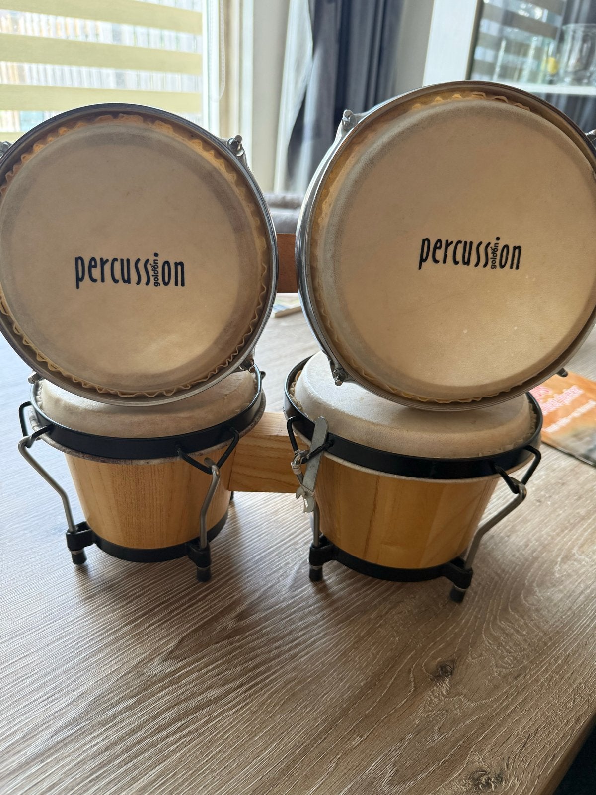 2 Nieuwe Percussion Bongo's met boek zonder cd, Ophalen, Nieuw, Trommel