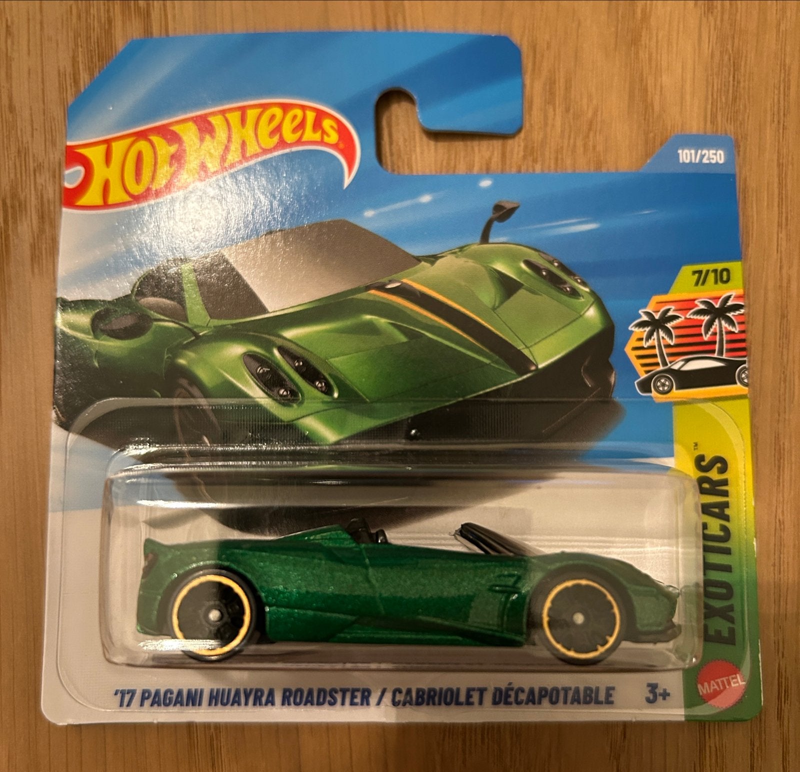 Hot Wheels '17 Pagani Huayra Roadster - Groen (Nieuw), Ophalen of Verzenden, Nieuw, Auto