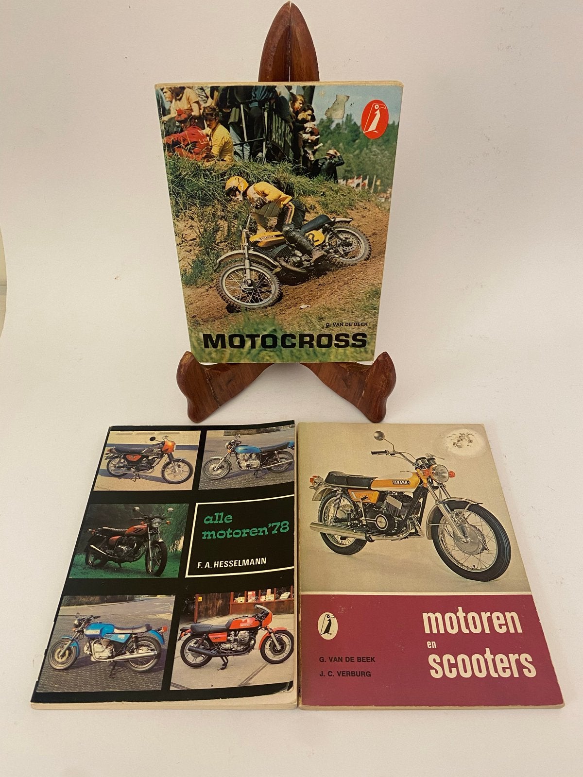 Verzameling klassieke Nederlandstalige motorboeken, Boeken, Ophalen of Verzenden, Gelezen, Algemeen