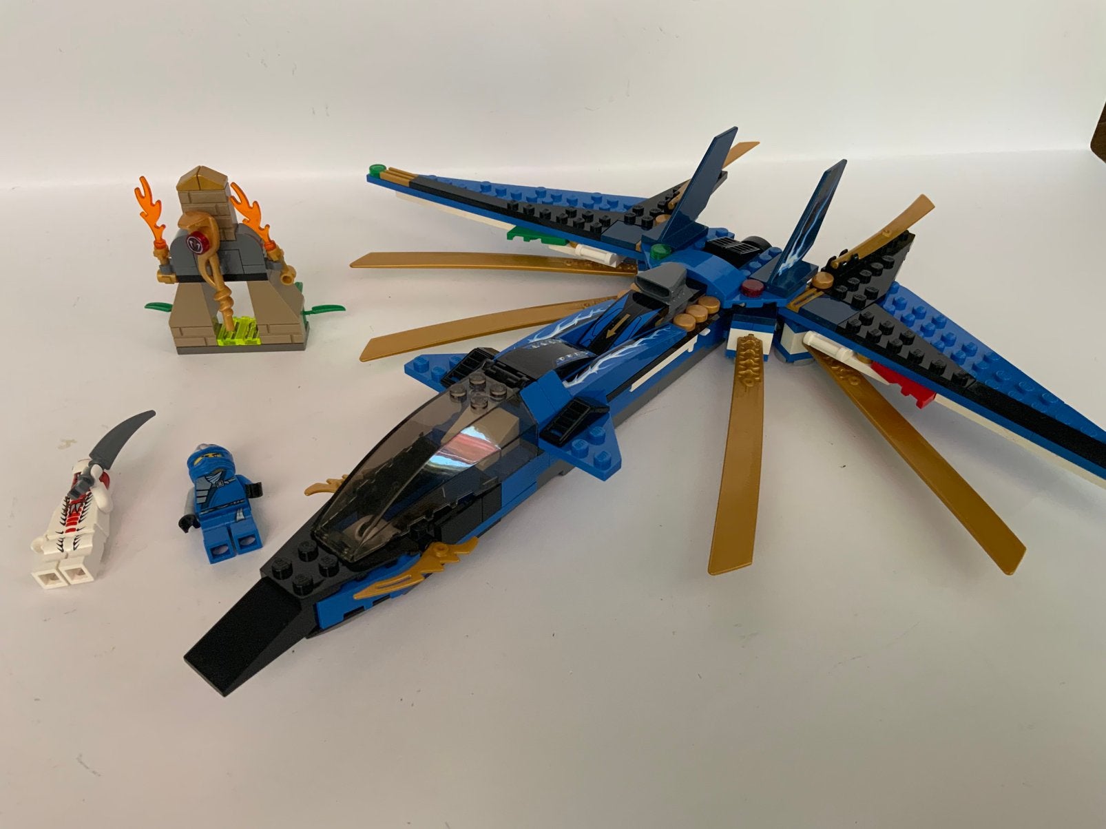 Lego  Ninjago 9442 Jay’s Storm Fighter, Lego, Ophalen of Verzenden, Zo goed als nieuw, Compleet