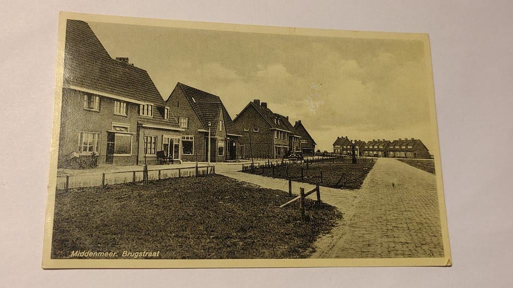 Middenmeer Brugstraat, Verzamelen, Ansichtkaarten | Nederland, Ophalen of Verzenden