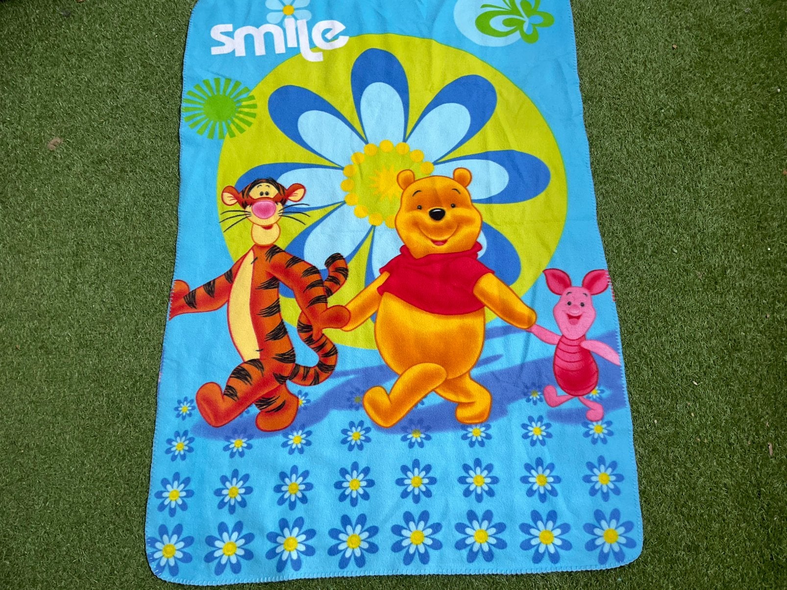 Nieuw zgan Disney Winnie the Pooh plaid fleece deken, Ophalen, Winnie de Poeh of vrienden, Nieuw, Kleding of Textiel