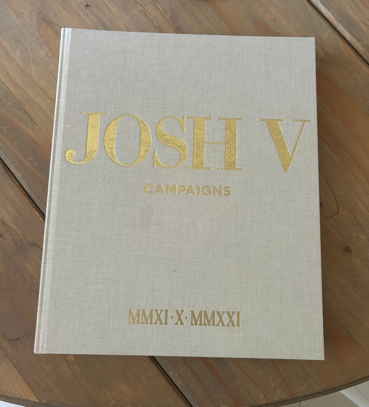 Josh V campagne koffietafel boek, Ophalen of Verzenden, Zo goed als nieuw, Overige onderwerpen