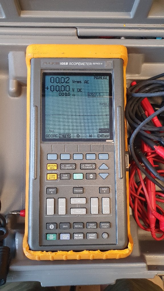 tekoop fluke scoopmeter 105 serie 2, Doe-het-zelf en Verbouw, Meetapparatuur, Ophalen, Gebruikt, Multimeter