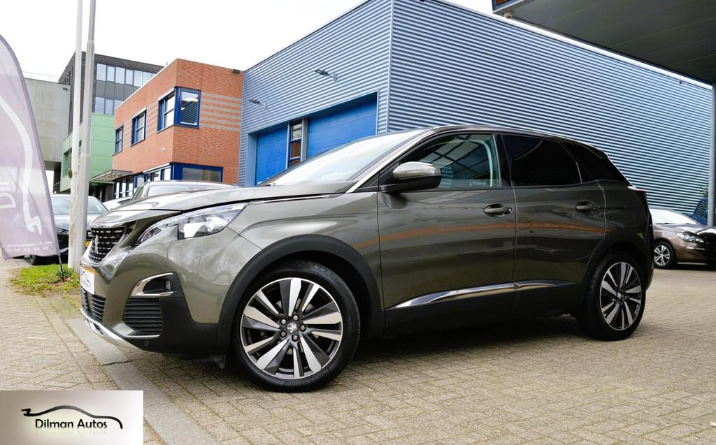 Peugeot 3008 1.2 PureTech Allure|Leder|Carplay|Keyless|Nap!, Auto's, Gebruikt, 1199 cc, Met garantie (alle), Leder en Stof