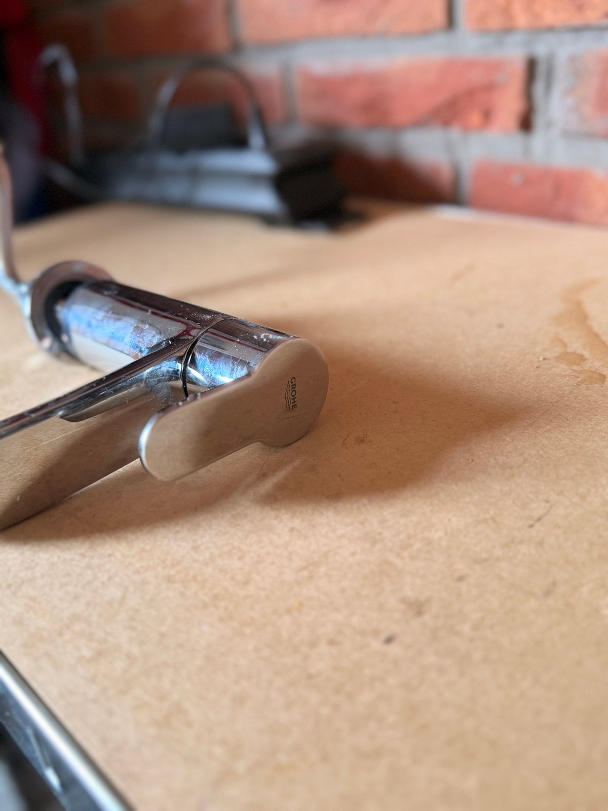 Grohe Fonteinkraan - Chroom, Doe-het-zelf en Verbouw, Ophalen of Verzenden, Gebruikt, Chroom, Kraan