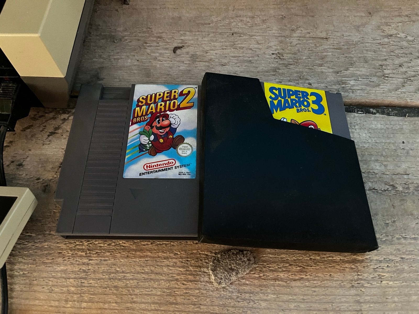 Super Mario Bros 2 & 3 NES games, Spelcomputers en Games, Games | Nintendo NES, Gebruikt, Verzenden, 2 spelers, Eén computer