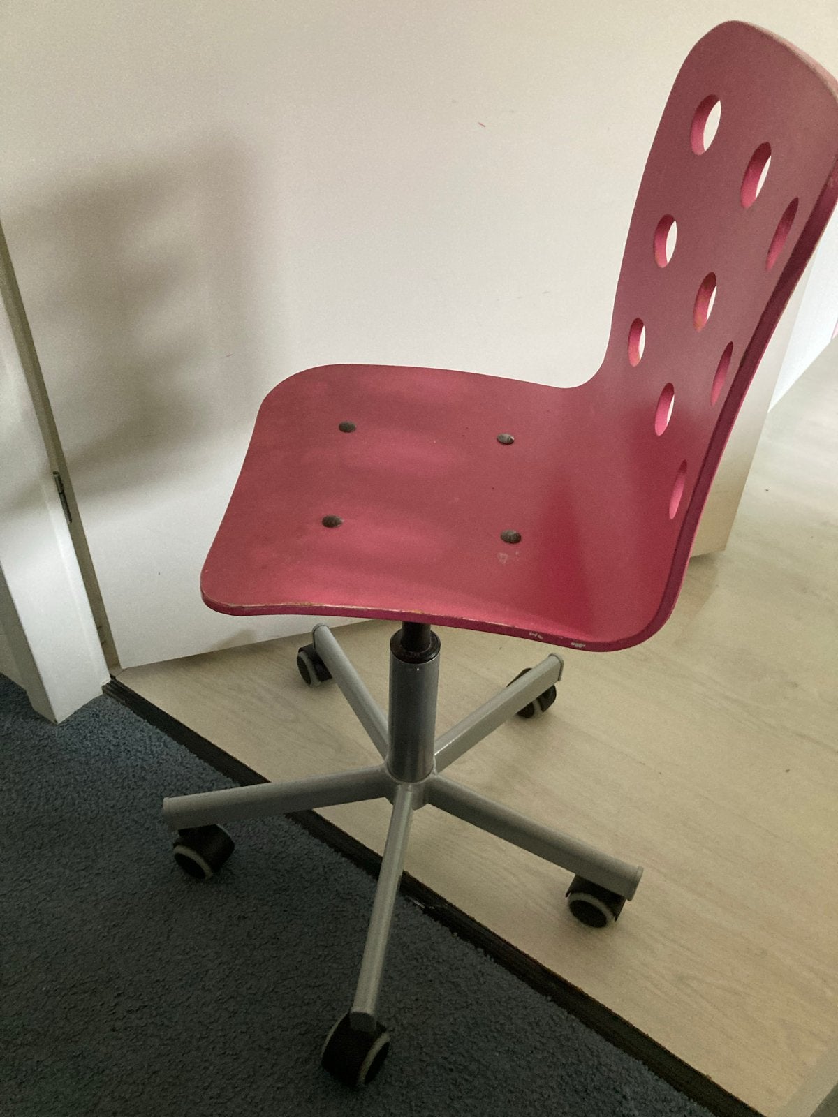IKEA bureaustoel roze - Gebruikt, Ophalen, Gebruikt, Roze, Bureaustoel
